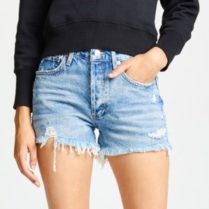 AGOLDE Parker Vintage Distressed Cut Off Shorts SZ 28